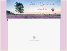 Tablet Screenshot of alisiabeacks.eu